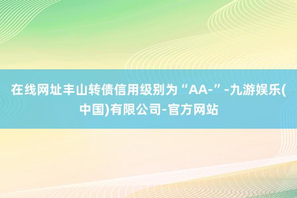 在线网址丰山转债信用级别为“AA-”-九游娱乐(中国)有限公司-官方网站